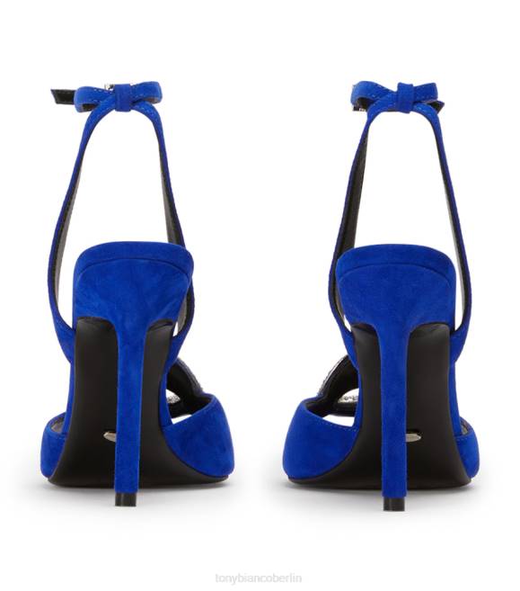 Stöckelschuhe| de Tony Bianco Frauen Moshi-Absätze azurblaues Wildleder 4624177